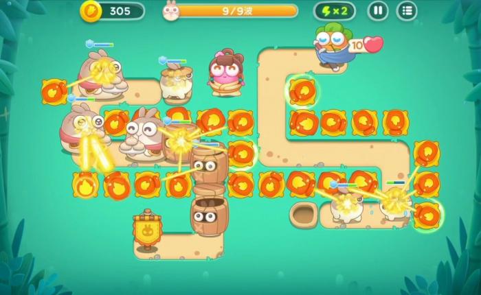 保卫萝卜卧兔藏龙26关怎么打1