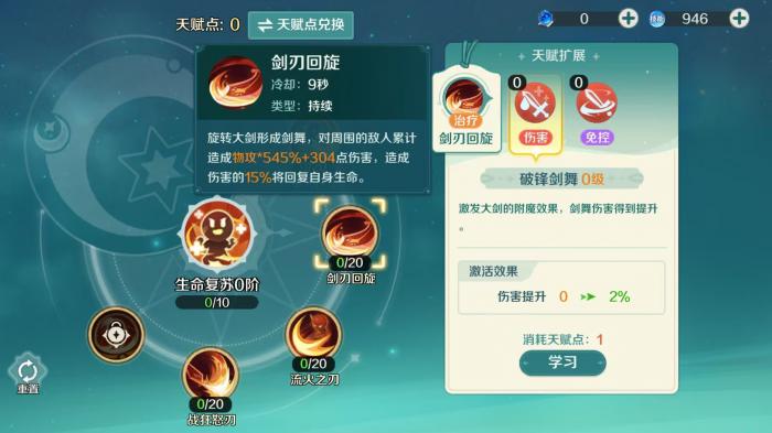 奇幻梦旅人狂刃天赋加点攻略2