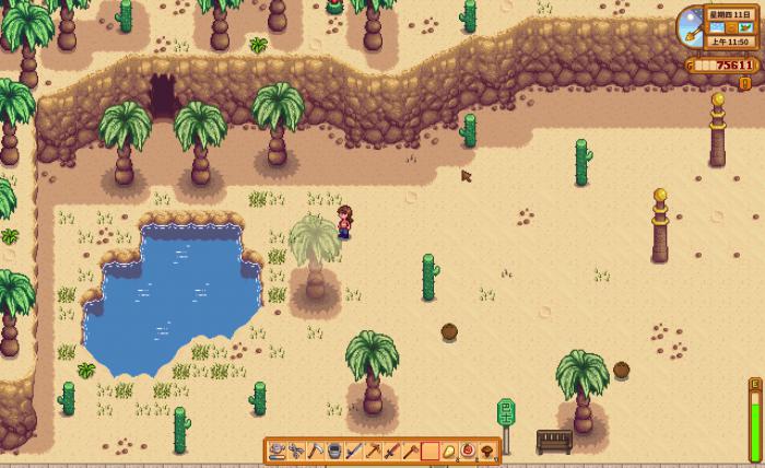 星露谷物语沙漠怎么去1