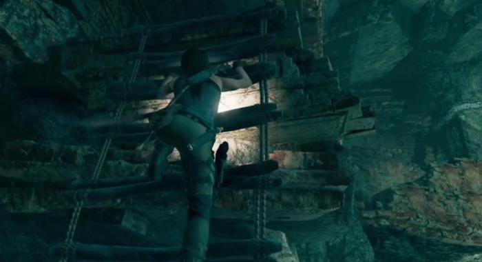 古墓丽影暗影怎么勾住墙3