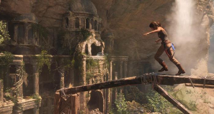 古墓丽影怎么爬树2