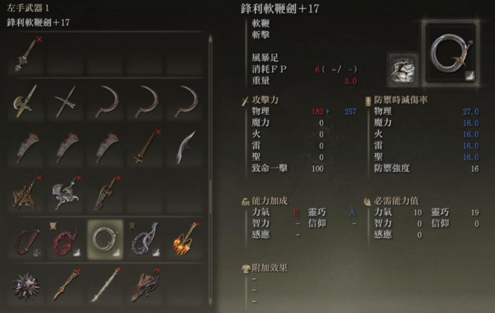 艾尔登法环装备属性是什么2