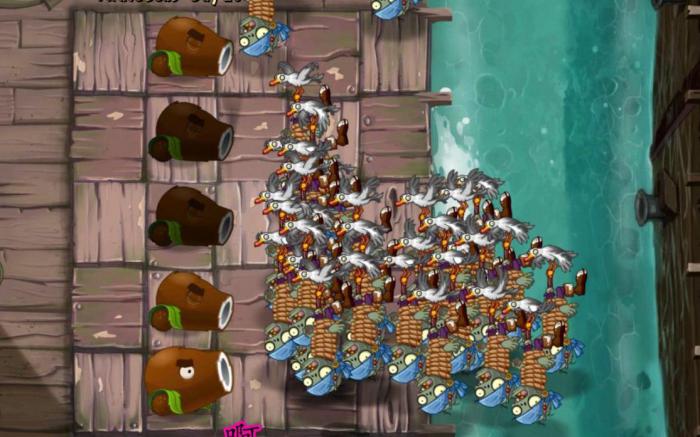 植物大战僵尸海盗二十关怎么过_植物大战僵尸海盗20关