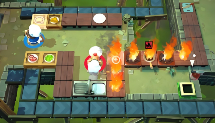 胡闹厨房街机模式怎么玩1