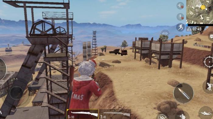 绝地求生刺激战场沙漠图哪里富2