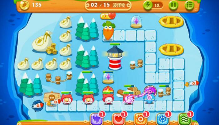 保卫萝卜2第22关怎么过_保卫萝卜2第22关完美通关攻略