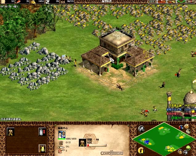 帝国时代2怎样发展快一些1