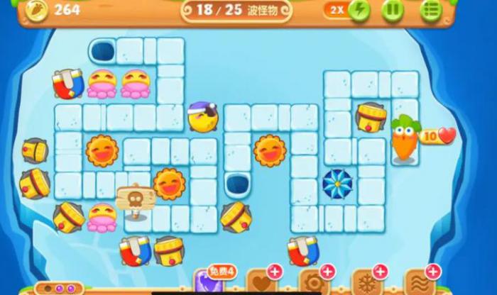 保卫萝卜2第103关怎么过3