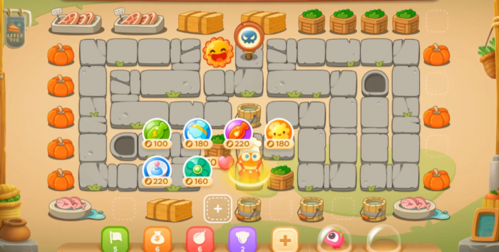 保卫萝卜3第四十七关怎么过1