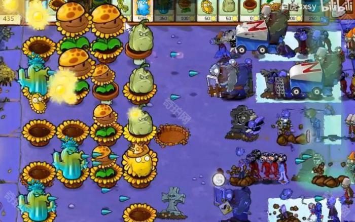 《植物大战僵尸杂交版》挑战模式第74关通关攻略4