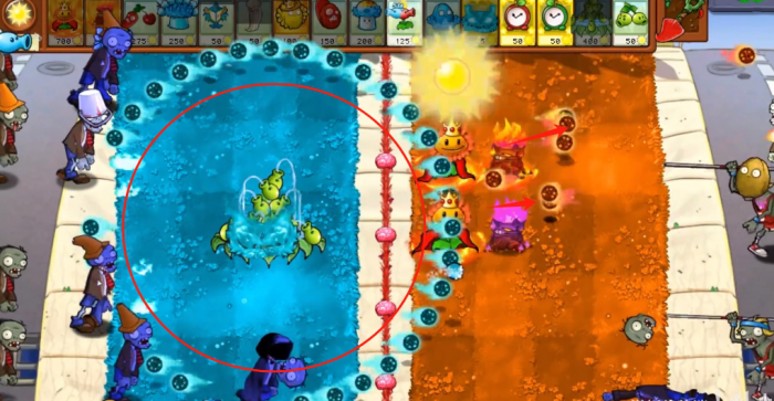 《植物大战僵尸杂交版》冰火两重天模式玩法攻略2