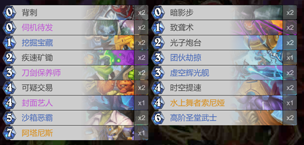 炉石传说星际英雄传星灵刀贼怎么搭配_炉石传说排行榜
