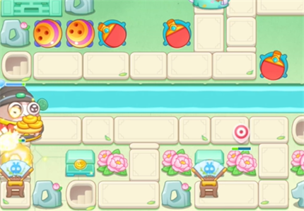 保卫萝卜4梁波波与祝秋秋第6关怎么过3