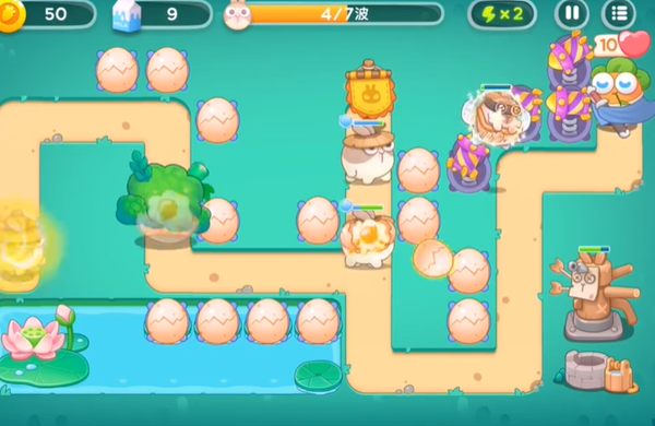 保卫萝卜4秋天的第一杯奶茶第6关怎么过3