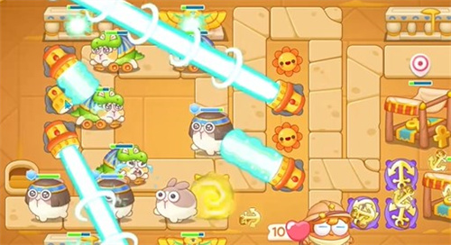 保卫萝卜4法老归来第28关怎么过5