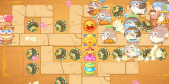 保卫萝卜4法老归来第一关怎么过2