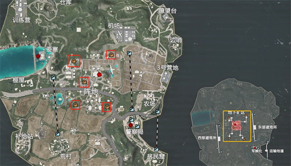 和平精英地铁逃生辐射区在哪3