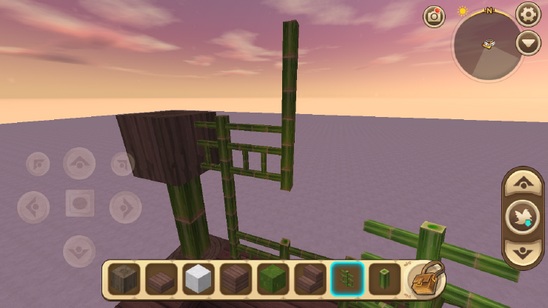 《迷你世界》竹楼建造教程17