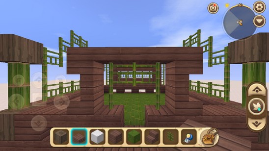 《迷你世界》竹楼建造教程29