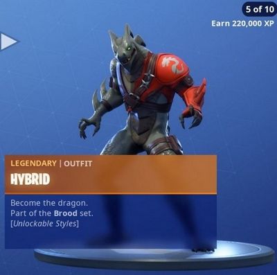 《堡垒之夜》忍者龙皮肤一览7