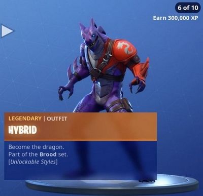 《堡垒之夜》忍者龙皮肤一览8