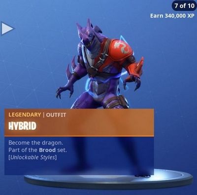 《堡垒之夜》忍者龙皮肤一览9