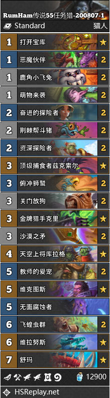 炉石传说通灵学园任务猎卡组_炉石传说巫妖王猎人通关卡组推荐