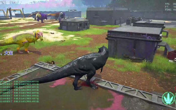 恐龙岛怎么喝水吃肉的2