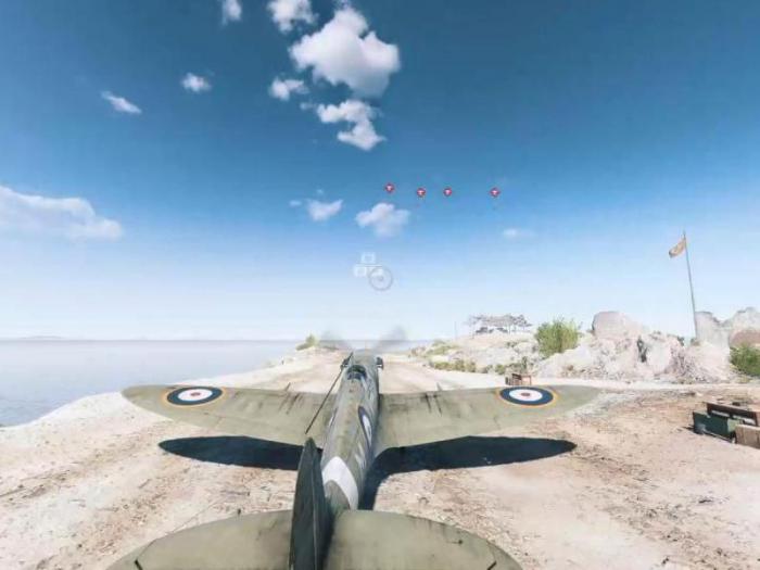 战地五飞机怎么向后看1