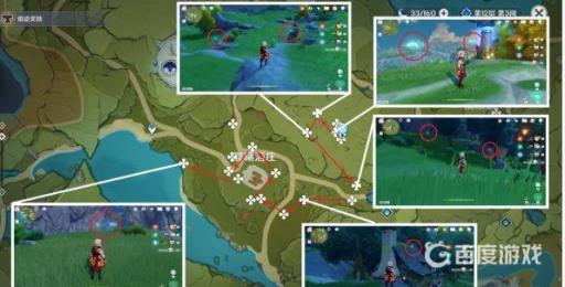原神晶蝶采集路线怎么走?2