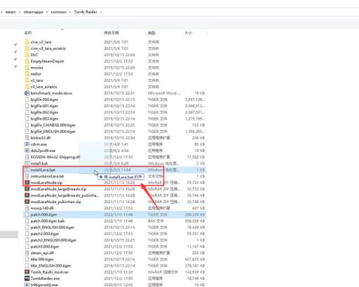 古墓丽影9怎么打mod?4