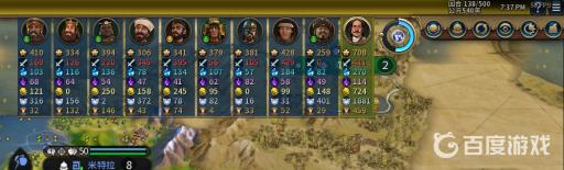 文明6怎么显示各个国家数据?5