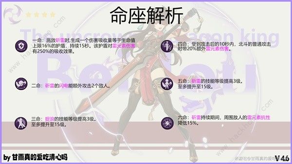 原神4.6北斗养成攻略6