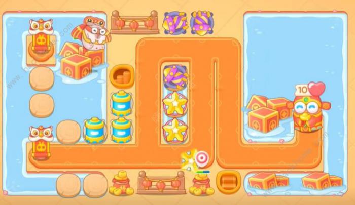 保卫萝卜4福神大作战第14关怎么过3