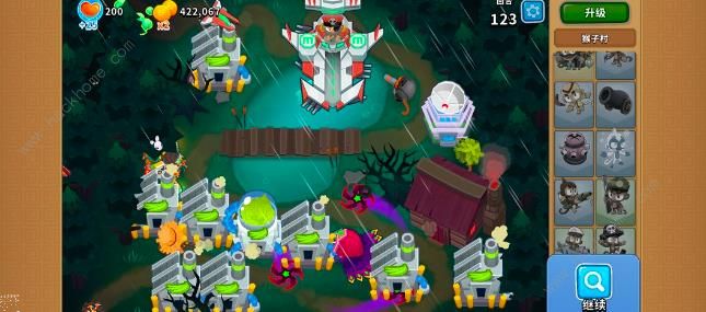 气球塔防6充汽机怎么打1