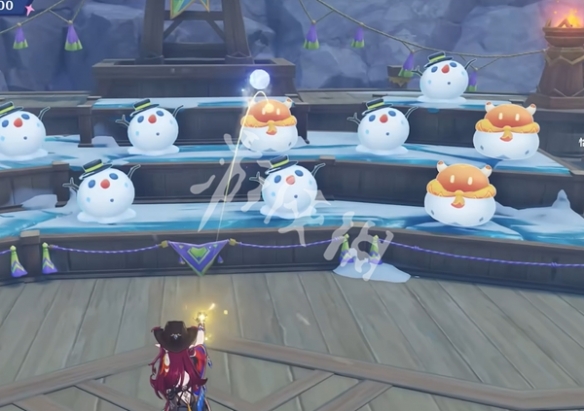 原神炽魂斗士的雪界之旅飞玉趣掷第1关攻略6