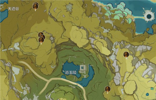 原神福至五彩带有棕色的采集物位置汇总7