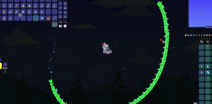 泰拉瑞亚星尘龙如何不断加长2