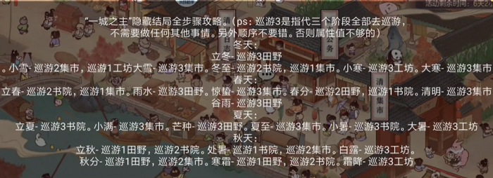 三国志幻想大陆城主大人隐藏结局怎么达成1