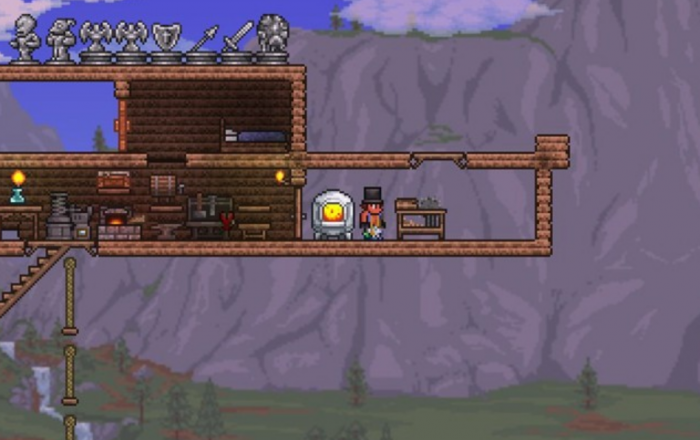 泰拉瑞亚切石机怎么做1