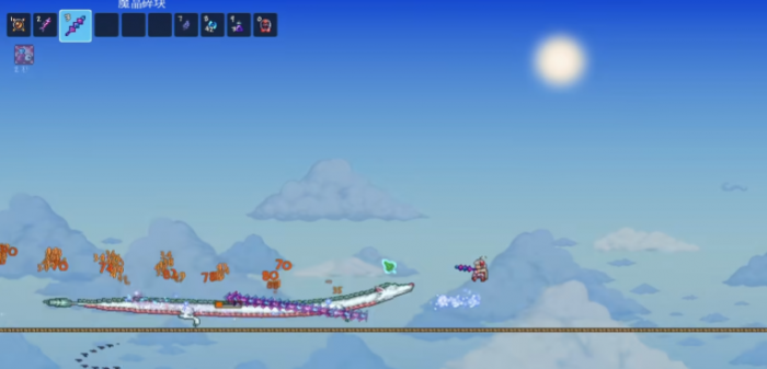 泰拉瑞亚小白龙如何抓2